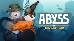 Roblox Abyss game cover - Dive & Fish! An underwater adventure game on Roblox